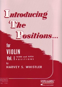 Introducing The Positions Violin Vol 1 Whistler Sheet Music Songbook