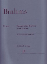 Brahms Sonatas (3) Violin & Piano Hiekel Sheet Music Songbook
