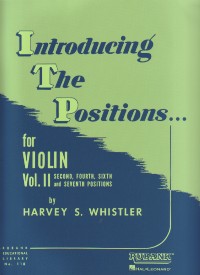 Introducing The Positions Violin Vol 2 Whistler Sheet Music Songbook