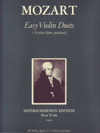 Mozart Duets (13) Violin Sheet Music Songbook