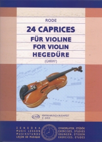 Rode 24 Caprices Violin Sheet Music Songbook