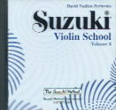 Suzuki Violin School Vol 4 Cd Nadien Sheet Music Songbook