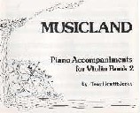 Musicland Violin 2 Lumsden Piano Accompaniment Sheet Music Songbook