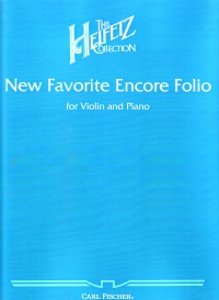 New Favourite Encore Folio Arr Heifetz Violin Sheet Music Songbook