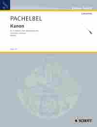 Pachelbel Canon 3 Violins & Basso Continuo Score Sheet Music Songbook
