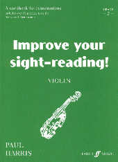 Improve Your Sight Reading Grade 2 Violin Sheet Music Songbook