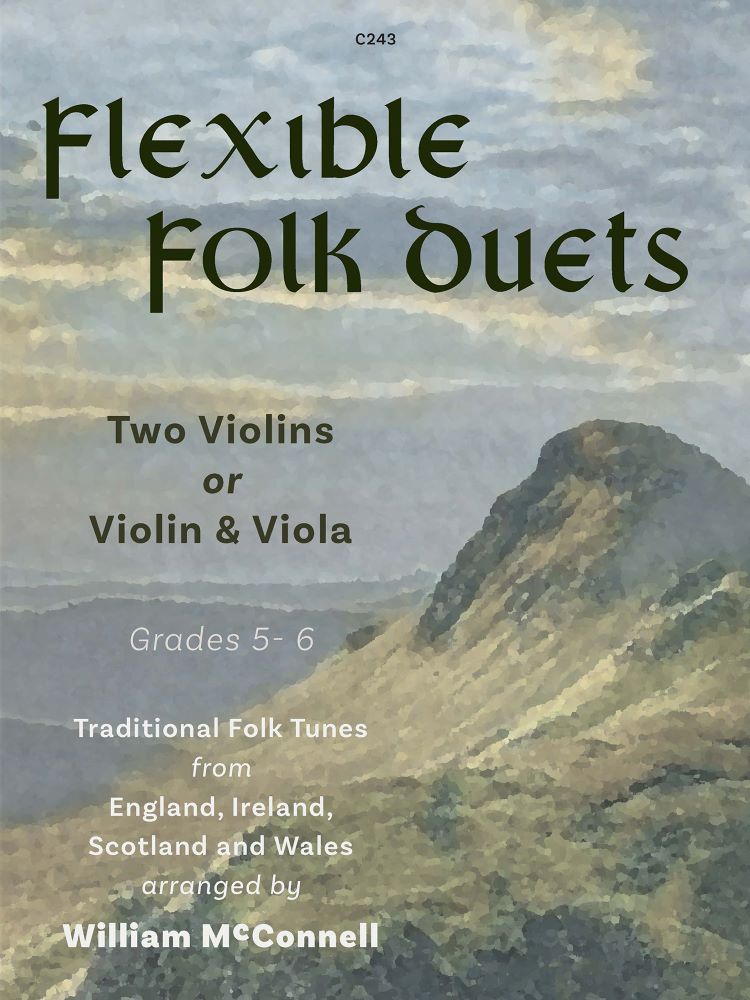 Flexible Folk Duets 2 Violins Or Violin/viola Sheet Music Songbook