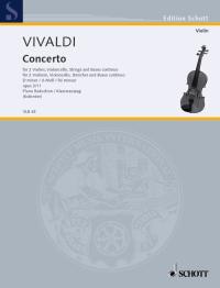 Vivaldi Concerto Op3 No 11 Dmin Lestro Armonico Sheet Music Songbook