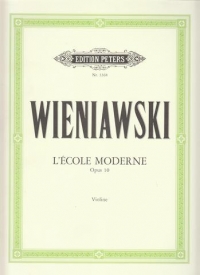 Wieniawski Modern School Op10 Violin Sheet Music Songbook