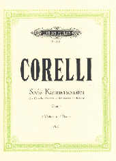 Corelli Chamber Sonatas Op 4 2 Violins & Piano Sheet Music Songbook