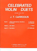 Celebrated Violin Duets Carradus Sheet Music Songbook