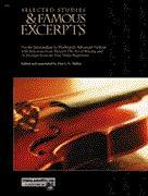 Selected Studies And Famous Excerpts Alshin Sheet Music Songbook