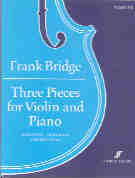 Bridge Three Pieces Violin Sheet Music Songbook