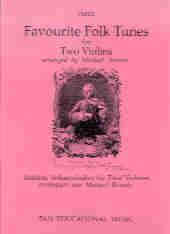 Favourite Folk Tunes For 2 Violins Rennie Sheet Music Songbook