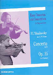 Tchaikovsky Concerto Op35 D Rokos Violin Sheet Music Songbook