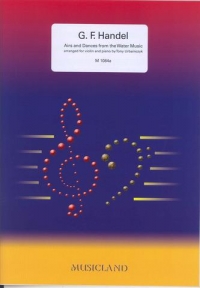 Handel Airs & Dances From Water Music Violin & Pno Sheet Music Songbook