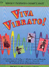 Viva Vibrato Fischbach/frost Violin Sheet Music Songbook