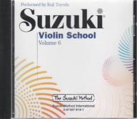 Suzuki Violin School Vol 6 Cd (toyoda) Sheet Music Songbook