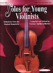 Solos For Young Violinists Vol 2 Barber Violin Sheet Music Songbook