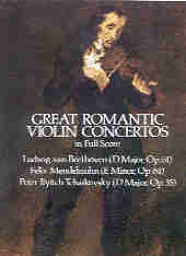 Great Romantic Violin Concertos Sheet Music Songbook