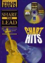 Share The Lead Chart Hits Violin Book & Cd Duets Sheet Music Songbook