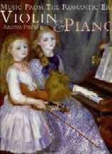 Music From The Romantic Era Recital Pieces Violin Sheet Music Songbook