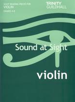 Trinity Violin Sound At Sight Grade 4-8 Sheet Music Songbook