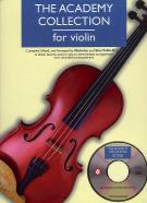 Academy Collection Vallis-davies Book & Cd Violin Sheet Music Songbook