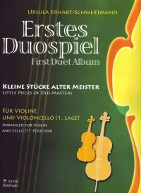 First Duet Album Erhert Violin & Cello Sheet Music Songbook