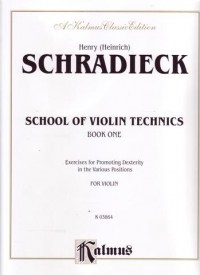 Schradieck School Of Violin Technics Violin Sheet Music Songbook