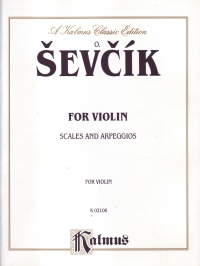 Sevcik For Violin Scales & Arpeggios Sheet Music Songbook
