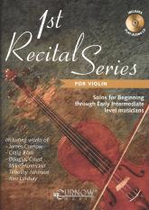 1st Recital Series Violin Book & Cd Sheet Music Songbook