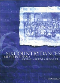 Bennett Six Country Dances Violin Sheet Music Songbook