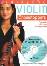Playalong Violin Showstoppers Book & Cd Sheet Music Songbook