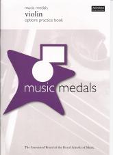 Music Medals Violin Options Practice Book Sheet Music Songbook