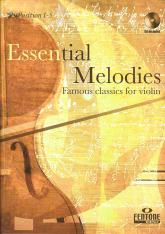Essential Melodies Violin Book & Cd Sheet Music Songbook