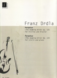 Drdla Perpetuo (humming Bird) Violin & Piano Sheet Music Songbook