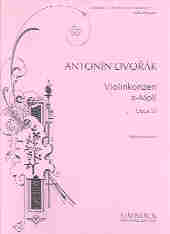 Dvorak Violin Concerto Amin Violin & Piano Sheet Music Songbook