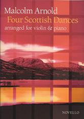 Arnold Four Scottish Dances Gedge Violin & Piano Sheet Music Songbook