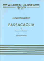 Handel Passacaglia Violin & Viola (halvorsen) Sheet Music Songbook