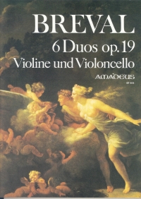 Breval Duos (6) Violin/cello Sheet Music Songbook