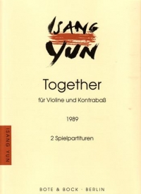 Yun Together (1989) Violin & Double Bass Sheet Music Songbook