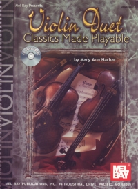 Violin Duet Classics Made Playable Harbar + Online Sheet Music Songbook