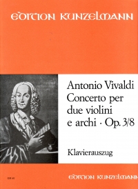 Vivaldi Concerto Op3 No 8 Amin 2 Violins & Piano Sheet Music Songbook