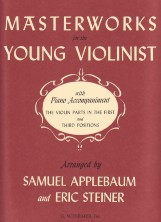 Masterworks For Young Violinists Violin Sheet Music Songbook
