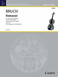 Bruch Romanze F Op85 Violin & Piano Sheet Music Songbook