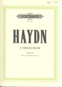 Haydn Violin Duets Op99 (sitt) Sheet Music Songbook