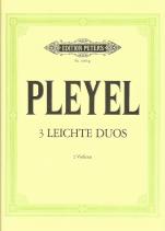 Pleyel Duets (3 Easy) Hermann 2 Violins Sheet Music Songbook