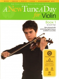 New Tune A Day Violin Book 1 + Online Sheet Music Songbook