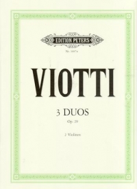 Viotti 3 Duets Op29 Violin Sheet Music Songbook